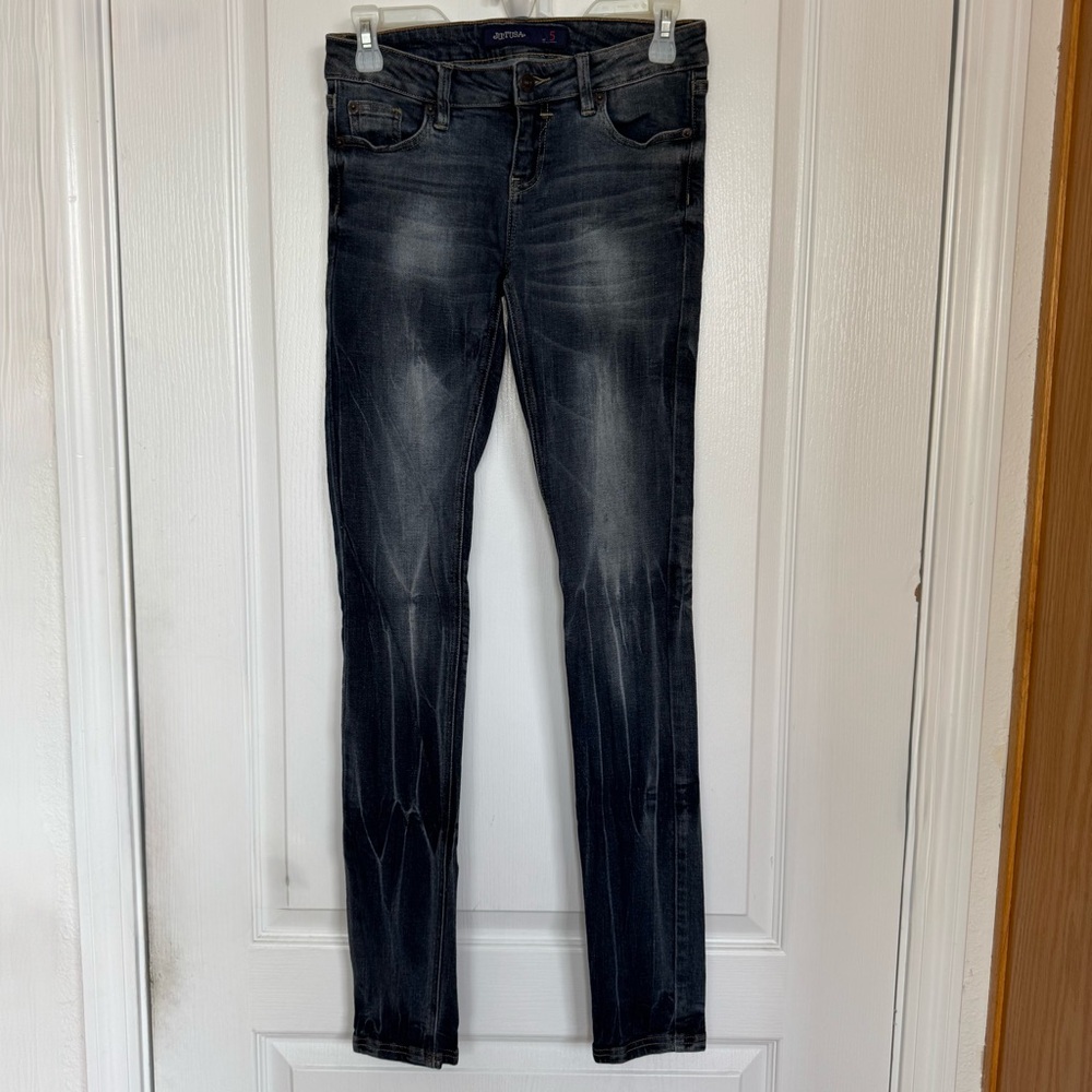 Just USA Women's Dark Wash Blue Skinny Jeans
